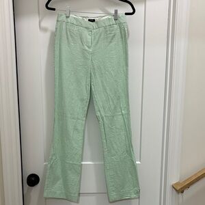 Green Seersucker Pants